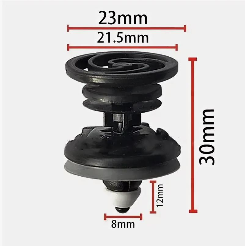 Клипса пластиковая для Audi, Seat, Skoda, Volkswagen ОЕМ: 7L6868243. (внутренняя отделка).